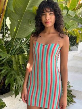 Gimaguas Striped mini dress size M